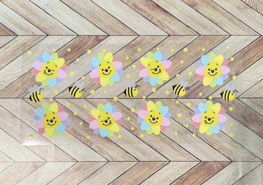 Honey bear and bees