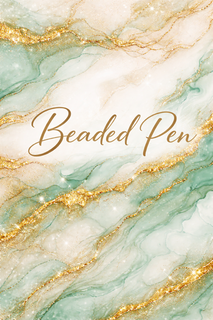 Beaded pen